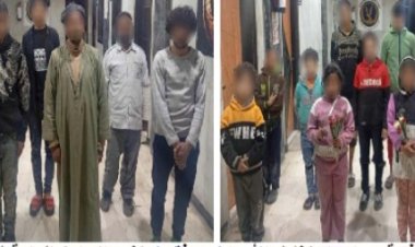 ضبط 9 أشخاص لاستغلال 16 حدثا فى أعمال التسول بالقاهرة 