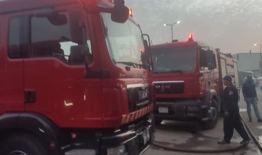 عاجل.. حريق يلتهم كافية شهير فى مدينة نصر