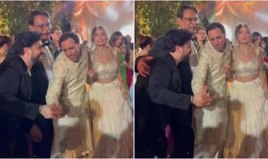 بملابس هندية.. مصطفى حجاج يحيي حفل زفاف رامي عاشور شقيق طليق نيللى كريم