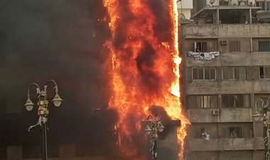السيطرة على حريق بمحيط  قسم الأزبكية
