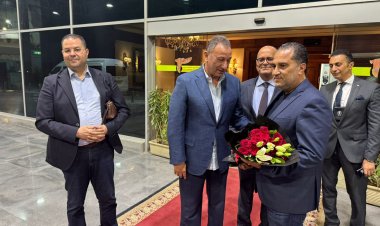 الترجي يوجه رسالة للأهلي بعد استقباله في مطار القاهرة