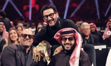 أحمد حلمي عن ظهوره مع جيسون ستاثام في الرياض: «اتبسطت جداَ بمقابلة ملك الأكشن»