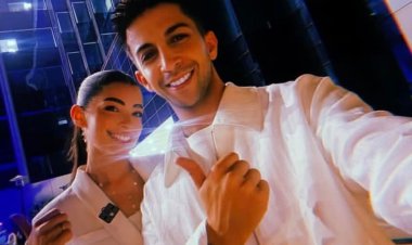 هشام جمال يحتفل بتخرج زوجته ليلى زاهر: «أشعر بالسعادة والحظ»