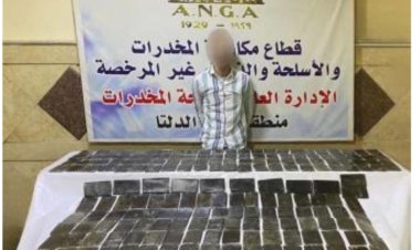 سقوط عنصر إجرامي بحوزته 20 كيلو حشيش بالبحيرة 