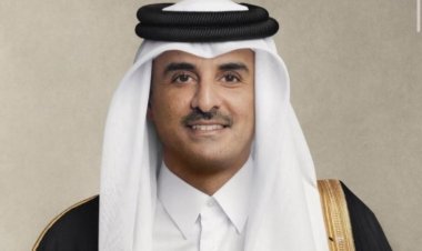 أمير قطر يلتقي برئيس مجلس الشيوخ الفرنسي