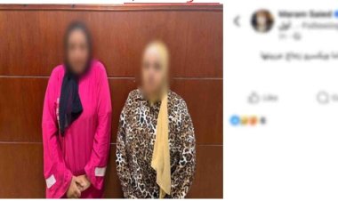 مشاجرة نسائية بسبب أولوية المرور وتحطيم سيارة فى السلام 