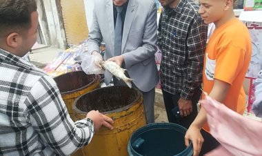 ضبط 2035 كجم لحوم وأسماك غير صالحة للإستهلاك الآدمي بكفر الشيخ