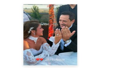 الإعلامى أحمد سالم يحتفل بعقد قرانه على رشا بدوي