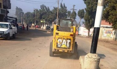 محافظ بني سويف يتابع ملفات النظافة والتجميل بمدينة الواسطى