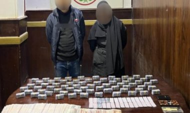 ضبط عاطلين وسيدة بحوزتهم 7 آلاف قرص مخدر وكيلو ونصف حشيش بعين شمس والمطرية