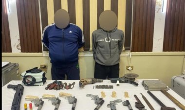 ضبط ورشة لتصنيع الأسلحة النارية يديرها عنصرين إجراميين فى الدقهلية 