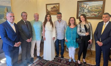 نجوى كرم في ضيافة السفارة اللبنانية برومانيا