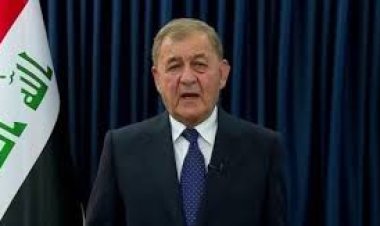 الرئيس العراقي يؤكد ضرورة تخفيف التوترات وعدم الانجرار لاتساع دائرة الصراع