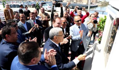 محافظ المنيا يفتتح كوبري ملوي العلوي بتكلفة 338 مليون جنيه