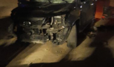 تعرض موكب وزير الكهرباء لحادث تصادم 4 سيارات  بطريق إسكندرية الصحراوي 