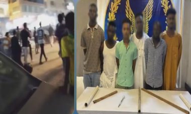 مشاجرة بالعصي بين 6 أشخاص بسبب خلافات العمل.. والداخلية تضبط المتهمين بالسلام أول
