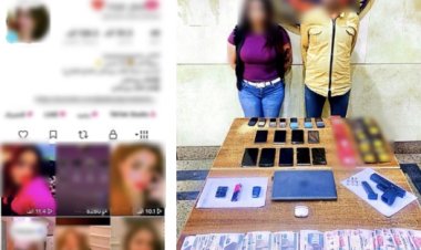 ضبط شخص وسيدة لإدارة حسابات منافية للآداب عبر تطبيقات الهواتف بعين شمس
