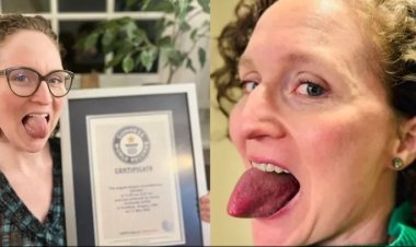 جيني دوفاندر.. قصة لسان غير عادي يدخل موسوعة جينيس