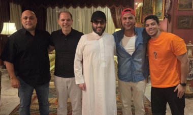 تركي آل الشيخ يزور عادل إمام ويكشف تفاصيل حالته الصحية