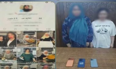 ضبط صانعة محتوى ونجلتها بالإسكندرية لنشرهما فيديوهات تناول طعام بطريقة مقززة 