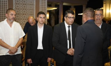 بحضور ريهام حجاج.. نجوم الفن يواسون أيمن سلامة في عزاء زوجته بمسجد الشرطة