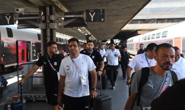 بعثة المنتخب الأوليمبي تتوجه إلى ليون استعدادا للقاء فرنسا 