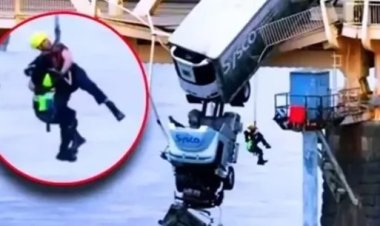 تعلقت بسيارتها على جسر «كنتاكي».. سيدة تنجو من الموت بأعجوبة