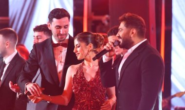 بحضور تامر حسني وميريام فارس.. رجل الأعمال باسم سماقية يحتفل بخطبة ابنته