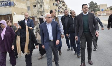 الغضبان يتفقد أعمال تطوير و رفع كفاءة شارع عبد الحليم محمود بنطاق حي الزهور