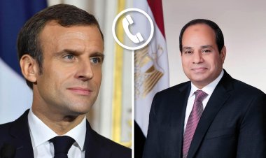 الرئيس السيسي وماكرون يتفقان على تكثيف العمل لمنع توسع الصراع وانزلاق المنطقة لدائرة من الصراع