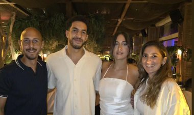 بحضور نجوم الأهلي.. مصطفى شوبير يحتفل بخطبته | صور