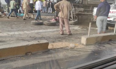 مصرع وإصابة 20 شخصًا في حادث مروع بين ميكروباص ونقل على الطريق الإقليمي بالمنوفية