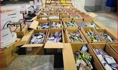 العثور على مليون صاروخ ألعاب نارية داخل مخزن بالفيوم 