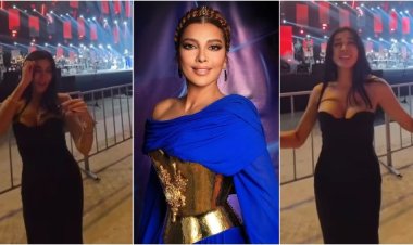 نادين الراسي ترقص على صوت أصالة في حفلها بلبنان