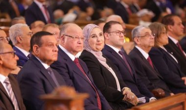 وزيرة التضامن تشارك في قداس عيد القيامة المجيد بالكاتدرائية المرقسية