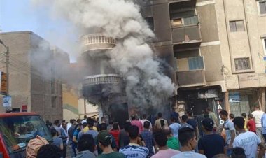 السيطرة على حريق مخزن سجاد في الوراق