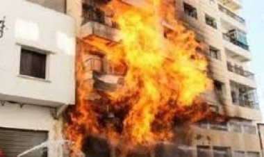 السيطرة على حريق هائل نشب في عقار سكني بمنطقة العجوزة 