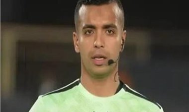 نجاح جراحة الرباط الصليبي للحكم مصطفى الشهدي