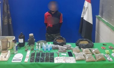 ضبط عنصر إجرامى يدير مصنع للإستروكس فى مدينة بدر