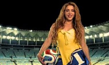 شاكيرا سعيدة بوجود اسم  محمد صلاح المصري  في أغنية كأس العالم " Dai Dai “