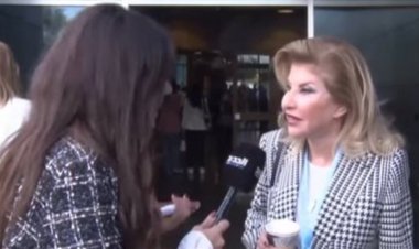 هالة سرحان تحرج مذيعة لبنانية بعد تصرف غريب منها