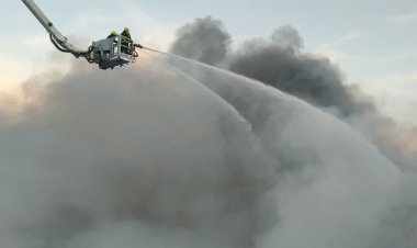 حريق يلتهم 4 منازل بمنطقة الزرايب في منشأة ناصر(صور)