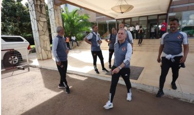 الأهلي يغادر فندق الإقامة ويتجه لملعب مازيمبي 