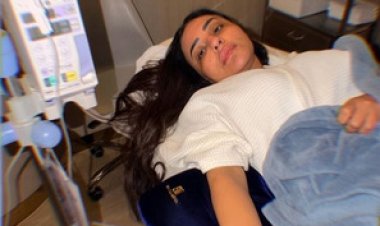 بصورة من داخل المستشفى.. المطرب محمد شاهين يطلب الدعاء لزوجته بعد تعرضها لأزمة صحية شديدة