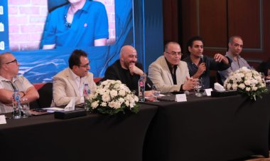 بالصور.. الموتمر الصحفي لمسلسل القصة الكاملة