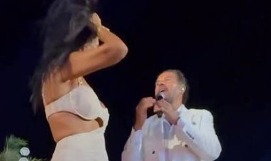 ساندي لـ العاصمة: رقصي مع راغب علامة كان عفوي.. وكنت مكسوفة من ملابسي