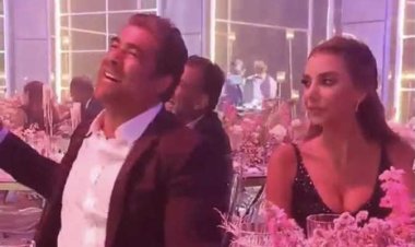 في أول ظهور لهما.. ملامح الحمل تظهر على شانا عبود مع زوجها وائل كفوري