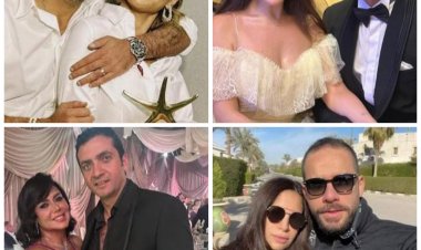 من منة شلبي إلى مي عز الدين.. قائمة عرسان الوسط الفني في أول عيد حب