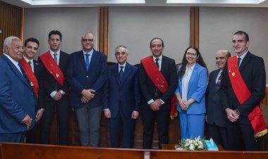 وزير العدل يلتقي قضاة وأعضاء النيابة العامة بالإسكندرية ويكرّم المتميزين (صور)