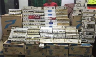 ضبط 5 مخازن تحتوي على أكثر من 121 ألف عبوة سجائر في مطروح